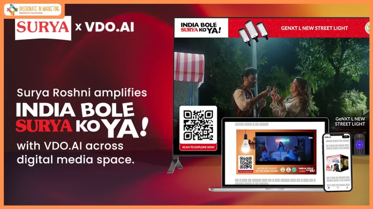 Surya Roshni Amplifies ‘India Bole Surya Ko YA’ campaign with VDO.AI, Driving Cross- Screen Discovery Across CTV, OLV and Rich Media Display