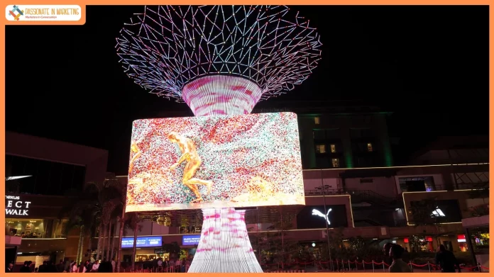 Skycom Unveils ‘The Social Tree’, a large-format architectural digital media installation at Nexus Select CityWalk