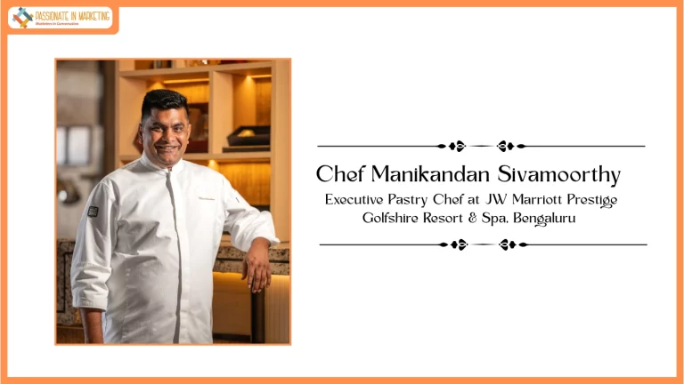 JW Marriott Bengaluru Prestige Golfshire Resort & Spa Appoints Chef Mani as Executive Pastry Chef