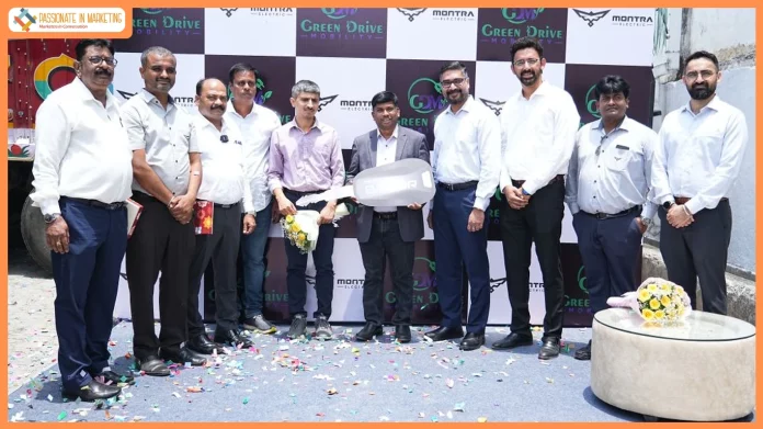 Montra Electric, along with Green Drive and TVS Vehicle Mobility Solution, delivers 100 EVIATOR 350 Electric Refrigerated Trucks for ‘More Retail’ across Major Cities