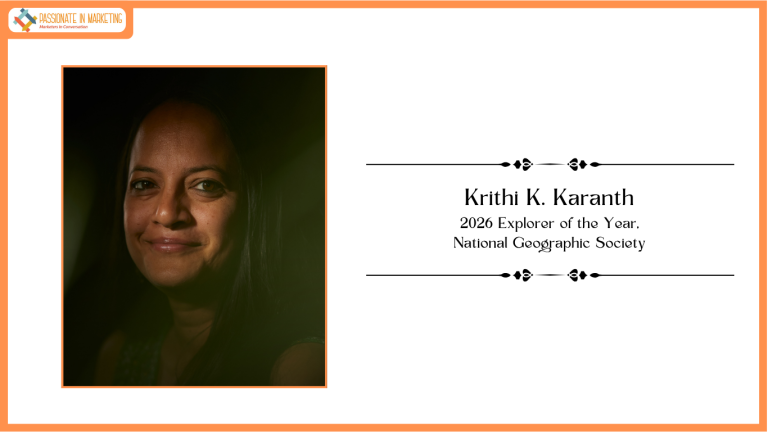 National Geographic Society Names Krithi K. Karanth 2026 Explorer of the Year