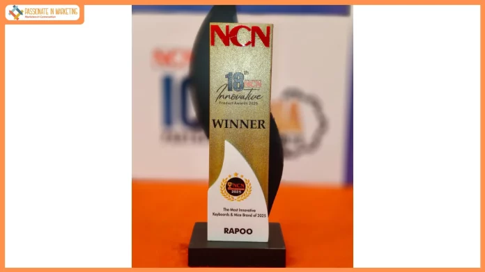 Rapoo Recognized as Most Innovative Keyboards & Mice Brand of 2025