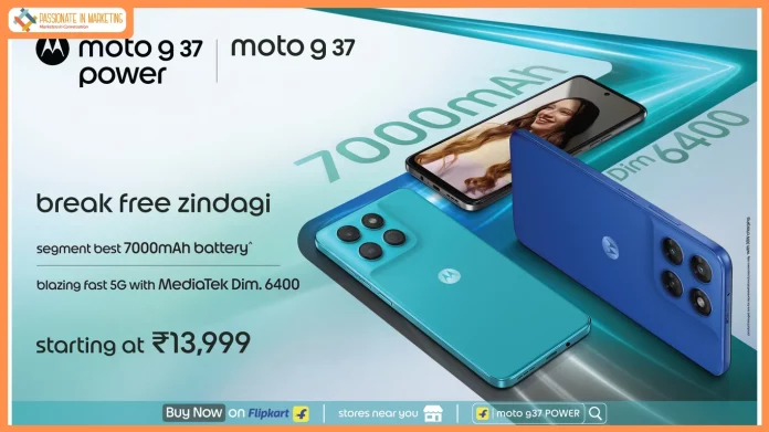 Motorola’s all-new moto g37 POWER, the most power packed smartphone featuring Segment’s Best 7000mAh Battery with up to 3 days of battery life, powerful MediaTek Dimensity 6400 and with Exceptional Durability goes on sale today at just Rs. 15,999 along with moto g37 and moto buds 2 starting at Rs. 13,999 and Rs. 2,799 respectively