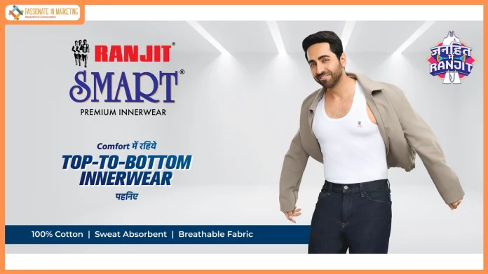 Ranjit Innerwear launches Janhit Mein Ranjit campaign with Ayushmann Khurrana to expand brand identity beyond vests.
