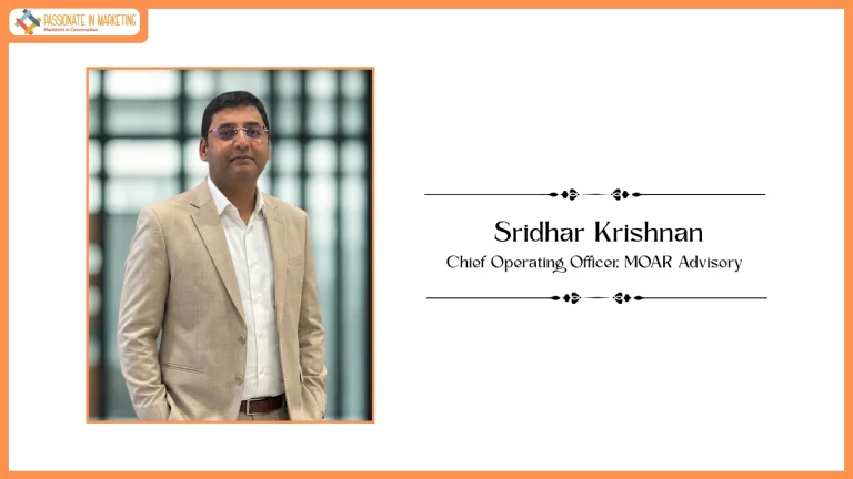 Sridhar Krishnan, Chief Operating Officer, MOAR Advisory
