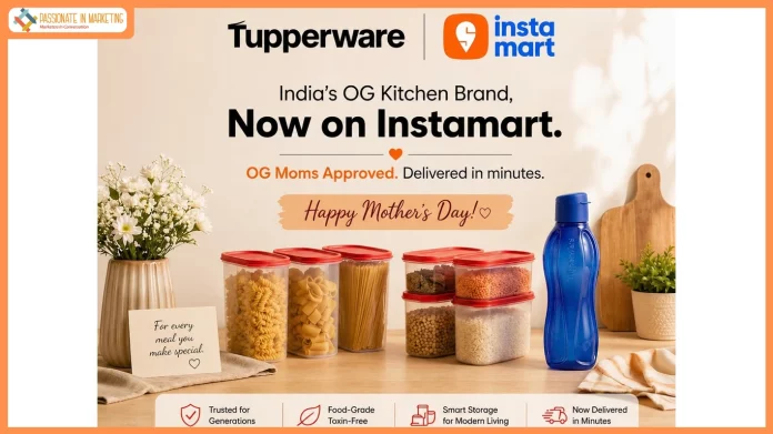 Tupperware Partners with Instamart, Bringing the OG of Indian Kitchens to Your Doorsteps This Mother’s Day