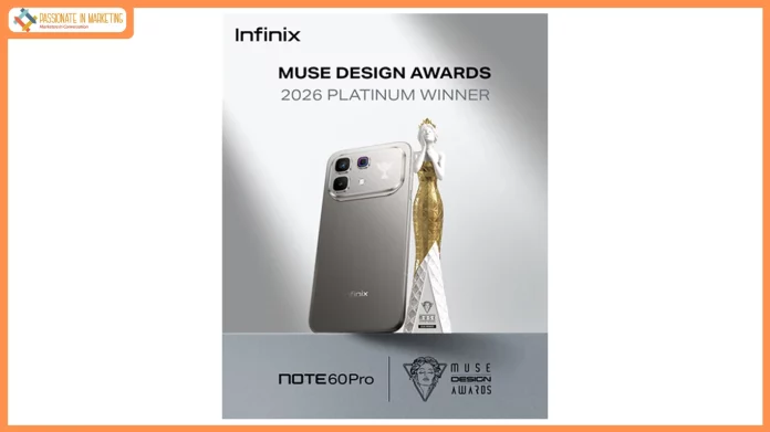 Infinix NOTE 60 Pro Wins Global Design Recognition with MUSE Platinum Award