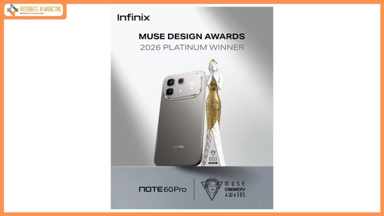 Infinix NOTE 60 Pro Wins Global Design Recognition with MUSE Platinum Award