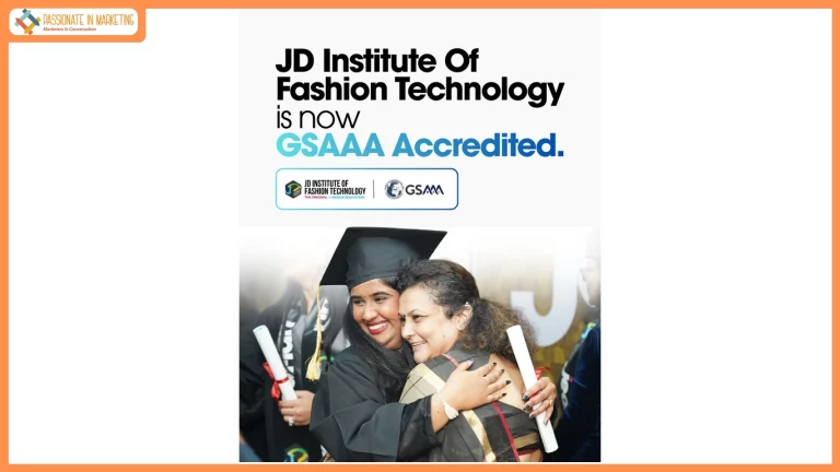JD Institute of Fashion Technology Secure Prestigious Global Accreditation from GSAAA(Global Standards for Academic Accreditation Agency)