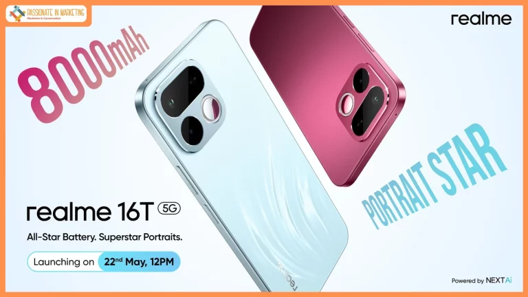 realme 16T 5G Launching on May 22 with Segment’s Top Tier 8000mAh Battery
