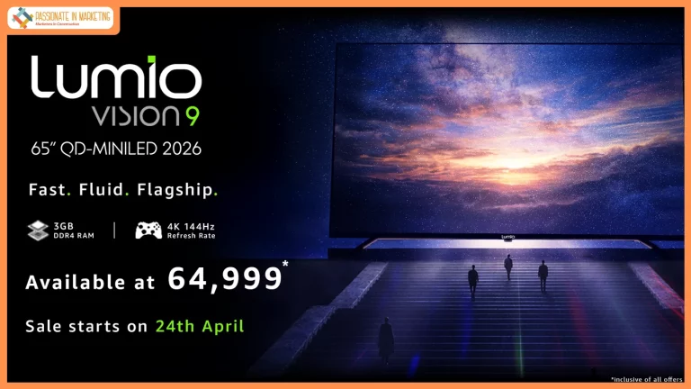 Lumio™ Unveils Vision 9 (2026) Smart TVs: Bringing Faster Performance, Flagship Display & Audio to Indian Homes