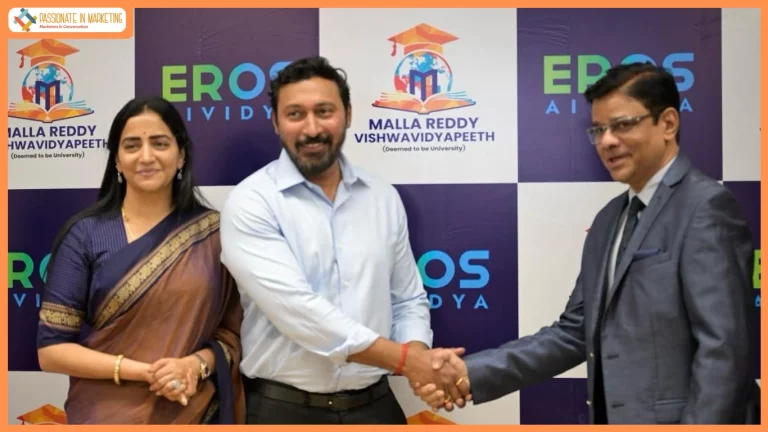 EROS AIVidya Partners with Malla Reddy Vishwavidyapeeth to Launch India’s First AI-Integrated School of Media, Design & Technology
