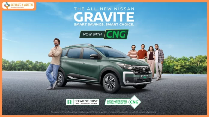 Nissan GRAVITE CNG Debuts with Segment-First Twin-Cylinder Retrofitment Kit, Enabling True 7-Seater CNG Mobility