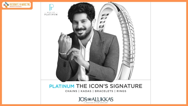 Jos Alukkas Launches Platinum Jewellery Campaign Featuring Dulquer Salmaan