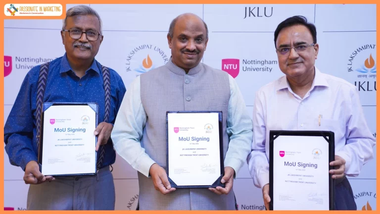 JKLU Partners with Nottingham Trent University to Expand Global Design Education Opportunities
