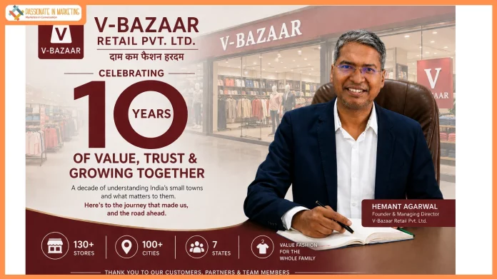 V-Bazaar Retail turns 10, uses AI-led campaign to tell its small-town consumer story