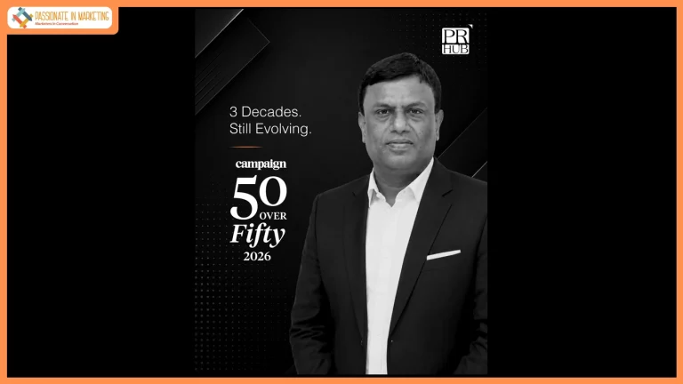 Campaign Asia-Pacific’s Over 50 list for 2026 recognises Xavier Prabhu of PRHUB for leading idea-driven entrepreneurial ecosystem in the industry
