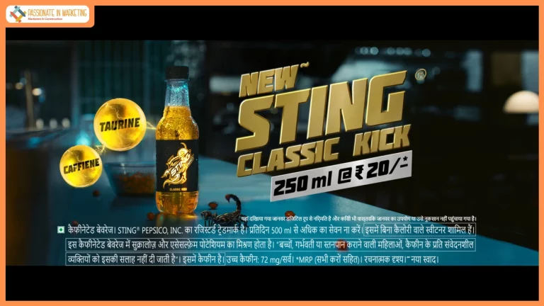 PepsiCo India, the energy drinks market leader, expands the category with a bold new flavour - Sting® Classic Kick