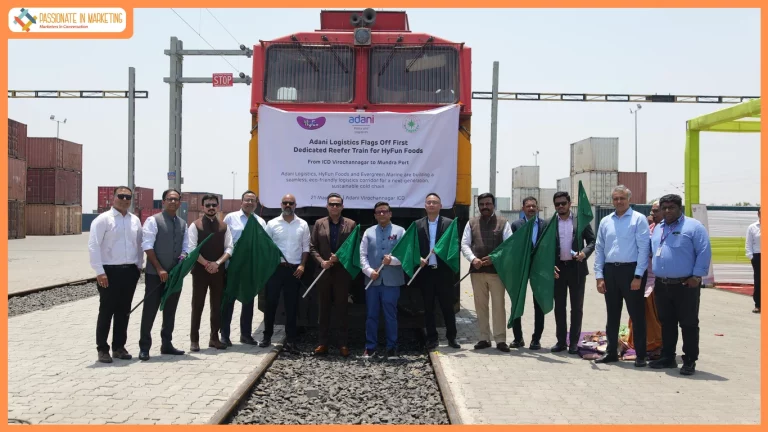 HyFun Foods steps into Sustainable Export Logistics and launches new Reefer Rail Transport initiative in collaboration with Adani Logistics and Evergreen Marine Corporation