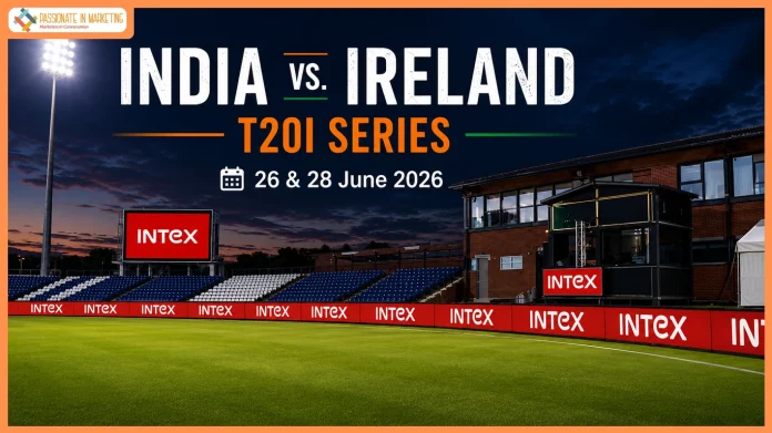 Intex Secures Prominent In-Stadium Presence for High-Voltage India-Ireland T20I Series
