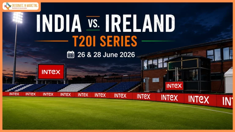 Intex Secures Prominent In-Stadium Presence for High-Voltage India-Ireland T20I Series