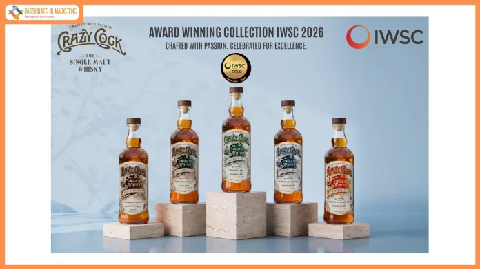 Crazy Cock voted best Indian Single Malt Whisky in the world at IWSC UK 2026