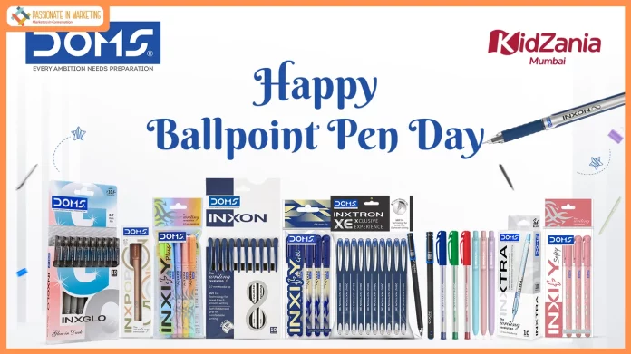 DOMS Marks National Ballpoint Pen Day with an Immersive KidZania Experience and a Brand Film Celebrating the Journey of Writing