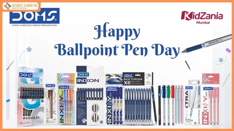 DOMS Marks National Ballpoint Pen Day with an Immersive KidZania Experience and a Brand Film Celebrating the Journey of Writing