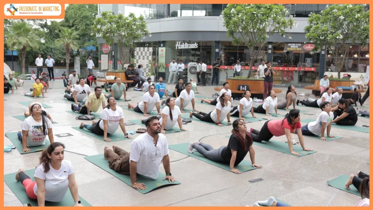 Elan Group Celebrates International Yoga Day with Bollywood Sensation Elnaaz Norouzi through Soulset at Elan Miracle Mall