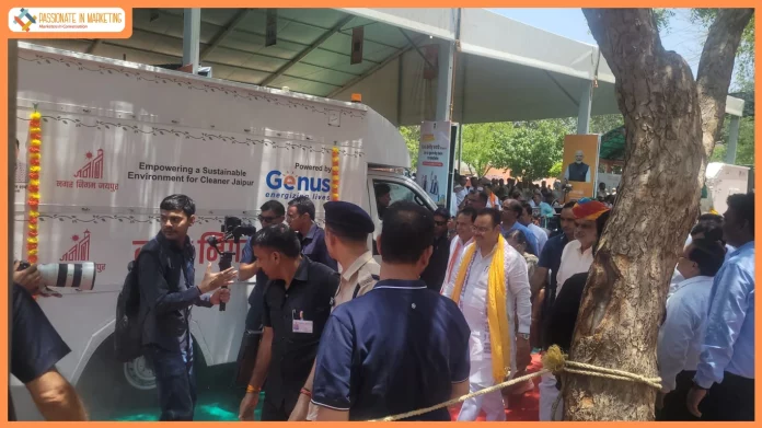 Genus Power Infrastructure in association with Jaipur Nagar Nigam roll outs a Mobile Air Purification Vehicle for a Cleaner Jaipur