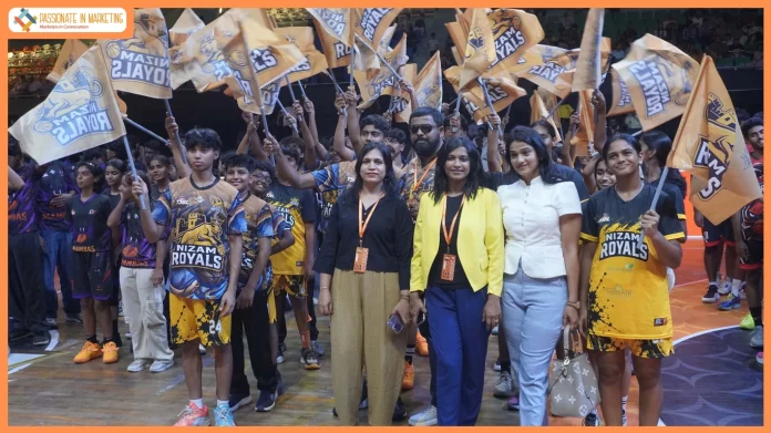 Jayesh Ranjan inaugurated Telangana Junior Basketball League (TJBL) at KVRIS