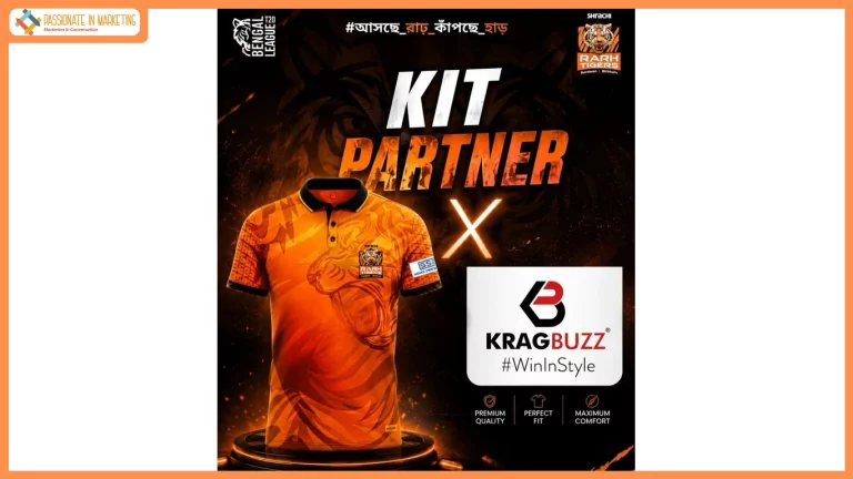 KragBuzz Sports Named Official Kit Partner of Shrachi Rarh Tigers for Bengal T20 League Season 3