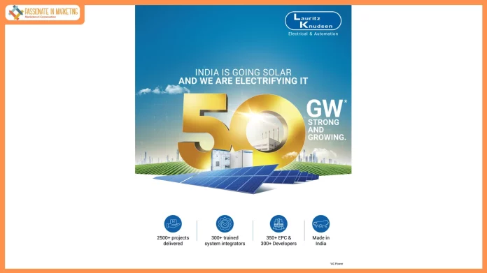 Lauritz Knudsen marks 50 GW of solar capacity enabled, reaffirming its role in the global clean energy transition