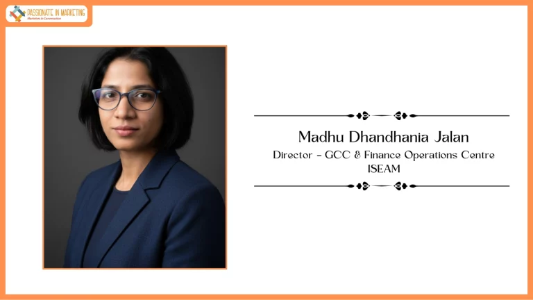 Madhu Dhandhania Jalan as Director – GCC & Finance Operations Centre, ISEAM
