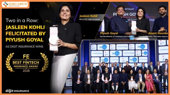 Piyush Goyal Felicitates Digit Insurance with ‘Best Fintech Insurance Award’ at FE Best Banks Awards 2026