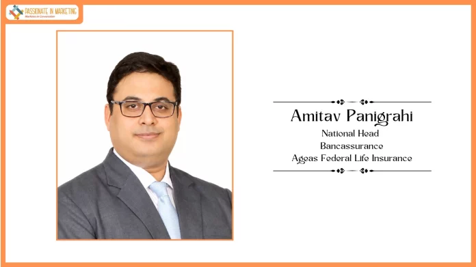 Ageas Federal Life Insurance Elevates Amitava Panigrahi as National Head – Bancassurance