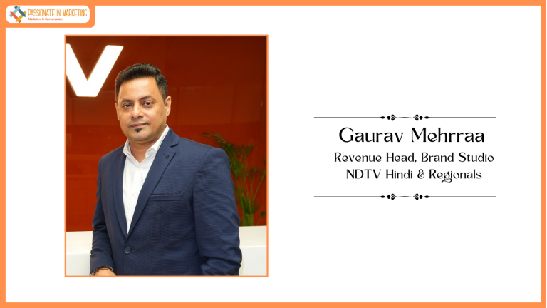 Gaurav Mehrraa as Revenue Head, Brand Studio, NDTV Hindi & Regionals