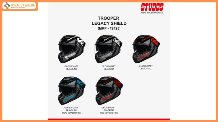 STUDDS Unveils New Superman Legacy Shield Helmet