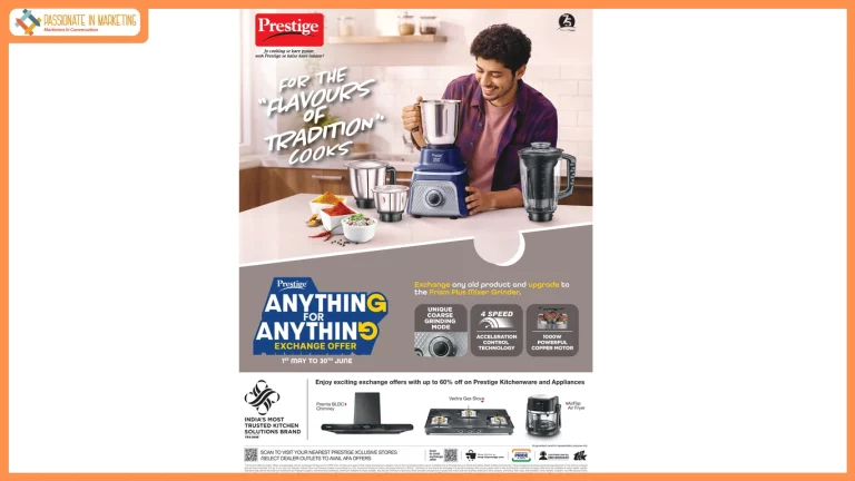 TTK Prestige Launches “Anything for Anything” Exchange Festival, Bringing Smarter Kitchen Upgrades to Consumers Across India