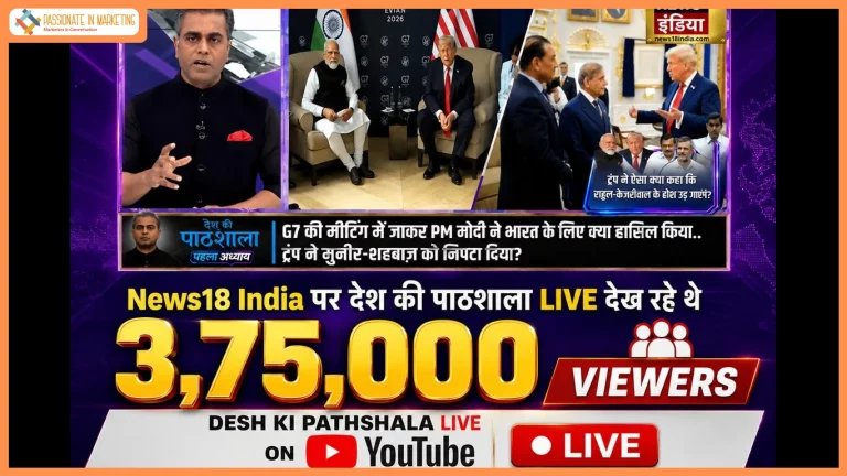 After Stellar Debut, News18 India’s Desh Ki Pathshala Strengthens Its Hold on Prime Time