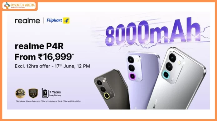 realme introduces the realme P4R 5G with a Segment-Leading 8000mAh Titan Battery starting at INR 16,999