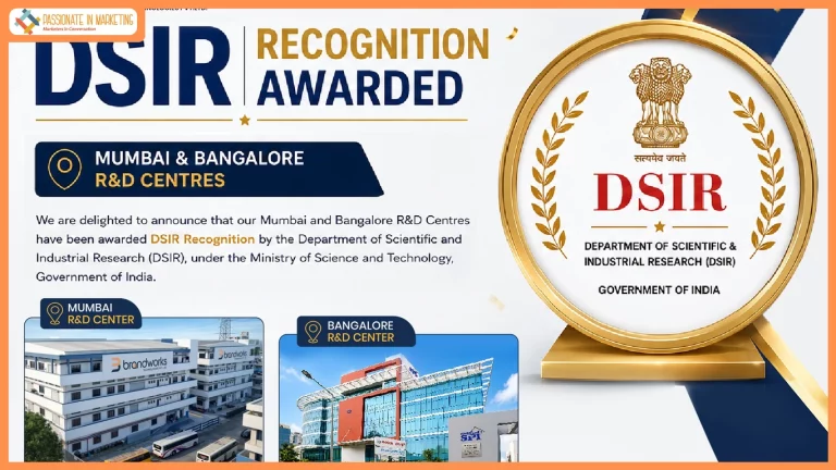 Brandworks Technologies Receives DSIR Recognition for Its In-House R&D Unit