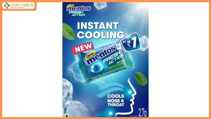 Mentos Brings Intense Freshness to India with the Launch of New Mentos Fresh Action