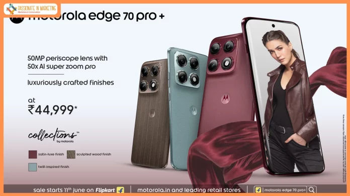 Motorola Launches edge 70 pro+, the most stylish flagship killer of 2026 featuring Quad 50MP Pro Grade Camera System with 3.5x Periscope Zoom & 50x Super Zoom Pro, luxurious differentiated finishes, immersive 6.8
