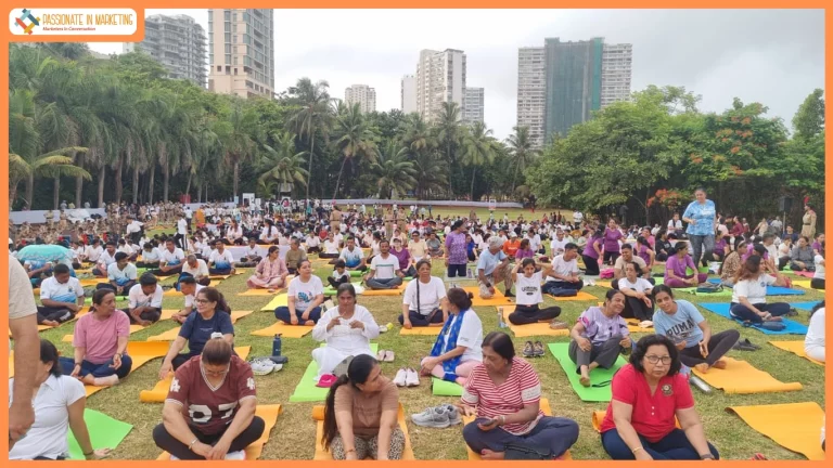 12th International Day of Yoga Celebrated in Mumbai: Thousands Practiced for A Healthy Mind, Body and Healthy Planet
