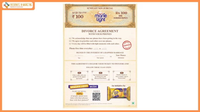 Sunfeast Marie Light's 'Marie Light Mode' Is Getting Couples to ‘Divorce’ Their Screens