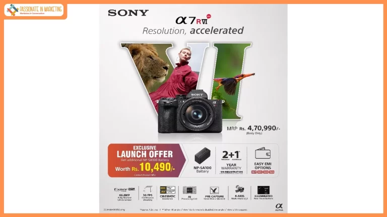 Sony India Expands its Premium Alpha Line-up with the New Alpha 7R VI