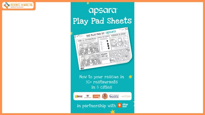 Apsara by Hindustan Pencils and Swiggy Dineout Collaborates to Bring Screen-Free Creativity to Dining Tables with the Apsara PlayPad