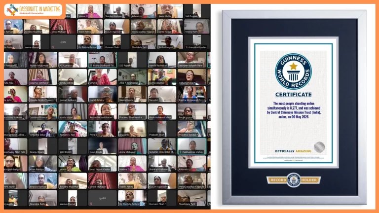 Chinmaya Mission Sets Guinness World Record for Largest Online Bhagavad Gita Chanting