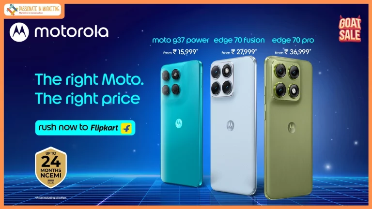 Motorola Kicks Off Flipkart GOAT Sale 2026 with Unbeatable Offers and Up to 24 Months No Cost EMI on the motorola edge 70 fusion, motorola edge 70 Pro Series, moto g37 and moto g37 power